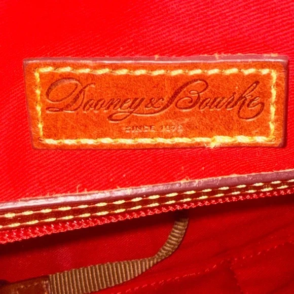 Dooney & Bourke NY Yankees Satchel Crossbody Bag – Blue & Brown - Picture 6 of 6